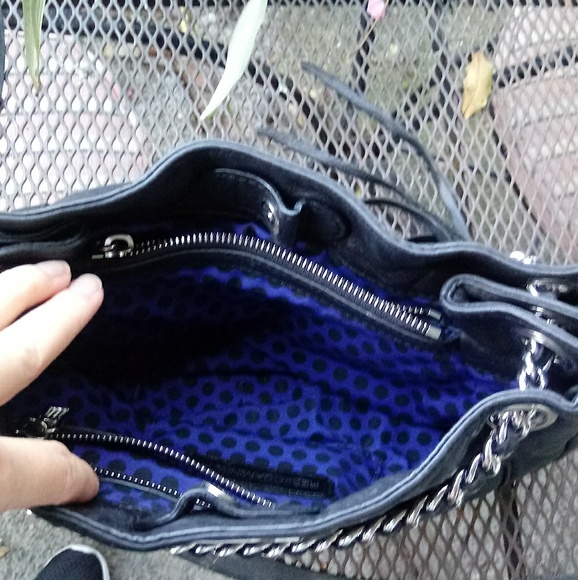 Rebecca Minkoff black leather zipper cross body - Picture 9 of 9